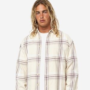 John Elliott oversized hemi gobi check shirt